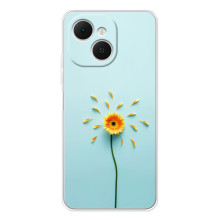 Чохли з квітами для TECNO Spark 40C (VPrint) (Жовта квітка)