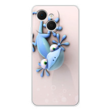 Чехлы с изображением разных животных для TECNO Spark 40C (Геккон)