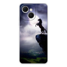 Чехлы с изображением разных животных для TECNO Spark 40C (Лошадь)