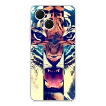 Чехлы с изображением разных животных для TECNO Spark 40C (Яркий Тигр)