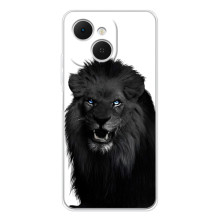 Чехлы с картинками животных TECNO Spark 40C (Черный ЛЕВ)