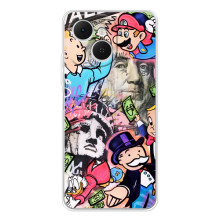 Чохли з крутими принтами для TECNO Spark 40C - (PREMIUMPrint) (Monopoly man)