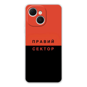 Чехлы УПА (Красно-Чёрный) на TECNO Spark 40C – Правый Серктор