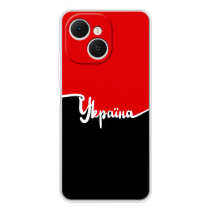 Чехлы УПА (Красно-Чёрный) на TECNO Spark 40C – Украина УПА
