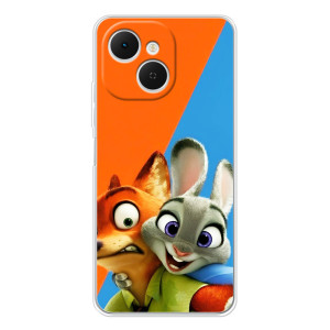Чехлы ЗВЕРОПОЛИС для TECNO Spark 40C – Ник и Хопс