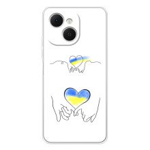 Чехол для Патриота Украины TECNO Spark 40C - (AlphaPrint) (Мир Украине)