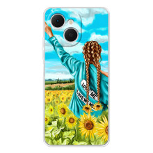 Чехол для Патриота Украины TECNO Spark 40C - (AlphaPrint) (Украиночка)