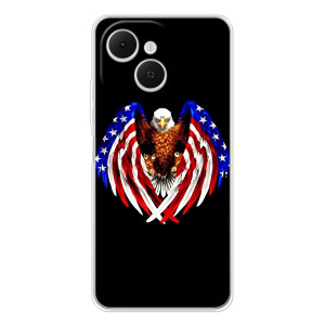 Чехол Флаг USA для TECNO Spark 40C – Крылья США
