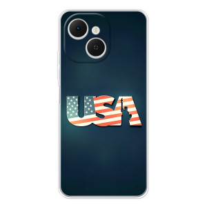 Чехол Флаг USA для TECNO Spark 40C – USA