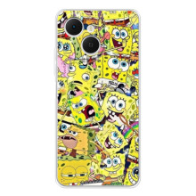 Чохол Губка Боб для ТЕКНО Спарк 40С – Емоції Спан Боба