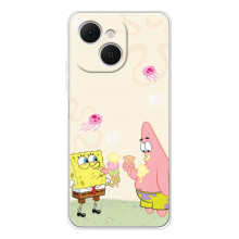 Чохол Губка Боб для ТЕКНО Спарк 40С – Патрік і Боб