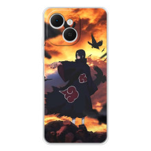 Чехол Итачи Учиха дляТелефон можно записать как: ТЕКНО Спарк 40С. (AlphaPrint) (Итачи с воронами)