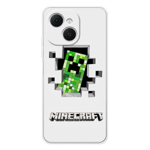 Чехол Майнкрафт на TECNO Spark 40C (AlphaPrint) Minecraft