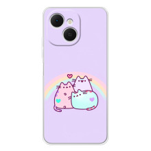 Чехол на Телефон можно записать как: ТЕКНО Спарк 40С. с Котами (VPrint) (Радужные котики)