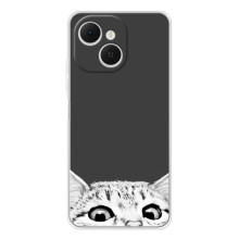 Чехол на Телефон можно записать как: ТЕКНО Спарк 40С. с Котами (VPrint) (Выглядывает кот)