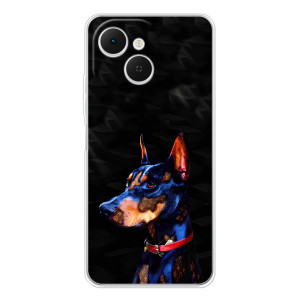 Бампер для TECNO Spark 40C с картинкой "Песики" – Собака Мопс