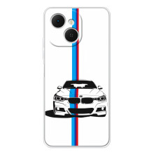 Чехол для Телефон можно записать как: ТЕКНО Спарк 40С. - с принтом БМВ (AlphaPrint) (Машина БМВ)