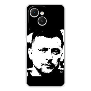 Чехол для TECNO Spark 40C (AlphaPrint - с принтом Зеленского)