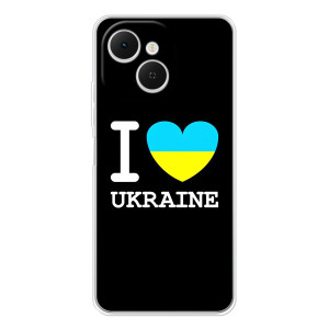 Чехол с Украинской символикой на ТЕКНО Спарк 40С – I Love Ukraine