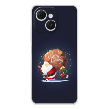 Чохол Санта Клаус для TECNO Spark 40C (Подарунки від Санти)