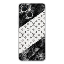 Чохол Стиль Louis Vuitton на TECNO Spark 40C (LV на білому)