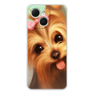 Чехол (ТПУ) Милые собачки для TECNO Spark 40C – Йоршенский терьер