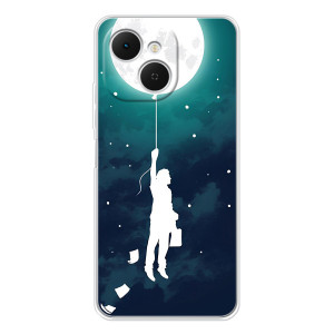 Чехол (ТПУ) с планетами на TECNO Spark 40C – To The moon