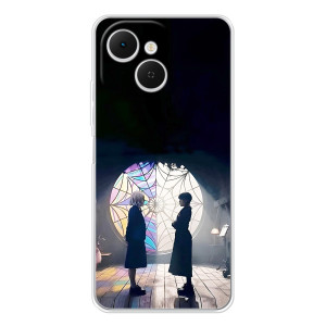 Чехлы Венсдей на TECNO Spark 40C Уэнсдей (AlphaPrint)