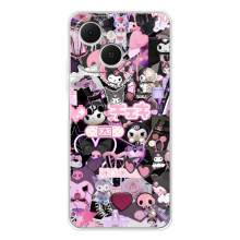 Чехол с кроликом Куроми на TECNO Spark 40C – Коллаж Куроми