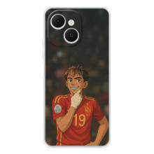 Чохол з футболістом Ламін Ямаль TECNO Spark 40C (Ямаль аніме)