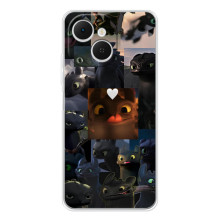 Чохол як приборкати дракона на TECNO Spark 40C (Дракон колаж)