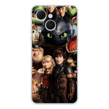 Чохол як приборкати дракона на TECNO Spark 40C (Персонажі дракона)