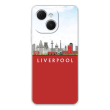 Чехол с картинкой ФК Ливерпуль на ТЕКНО Спарк 40С – Город Liverpool