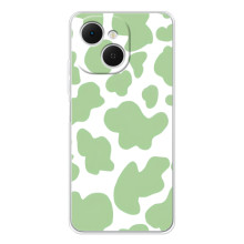 Чохол з принтом корови на ТЕКНО Спарк 40С (Зелений принт)
