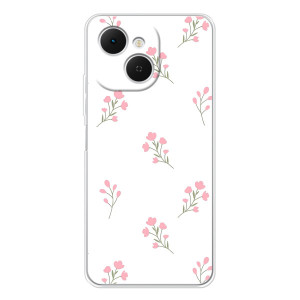 Чехол с розовым рисунком для TECNO Spark 40C