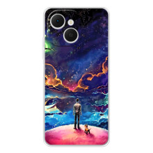 Космические Чехлы для Телефон можно записать как: ТЕКНО Спарк 40С. (VPrint) (Галактический вид)