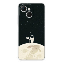 Космические Чехлы для Телефон можно записать как: ТЕКНО Спарк 40С. (VPrint) (На луне)