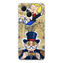 Популярные Чехлы с картинками для Телефон можно записать как: ТЕКНО Спарк 40С. – Монополия Мен