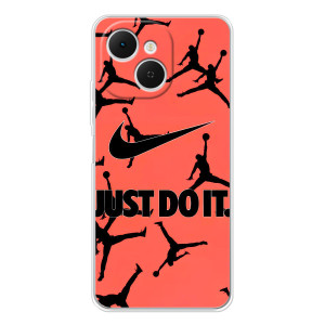 Силіконовый Чохол Nike Air Jordan на ТЕКНО Спарк 40С – Just Do It