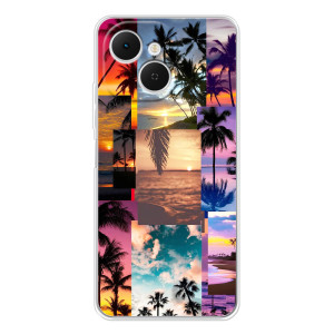 Силиконовый чехол с КАРТИНКАМИ лето для TECNO Spark 40C (AlphaPrint)