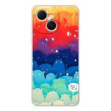 Силіконовий чохол з котиком для TECNO Spark 40C (Mew)
