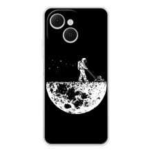 Силіконовый Чохол з принтом "Космонавти" на TECNO Spark 40C