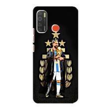 Чохли для TECNO Spark 5 Pro (Leo чемпіон) (AlphaPrint) (Мессі Король)
