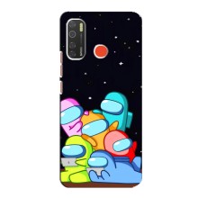 Чехол Амонг Ас для TECNO Spark 5 Pro (AlphaPrint) (Скины в космосе)