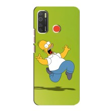 Чехол с Симпсонами для TECNO Spark 5 Pro (VPrint) (Гомер Симпсон)