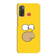 Чехол с Симпсонами для TECNO Spark 5 Pro (VPrint) (Гомер)