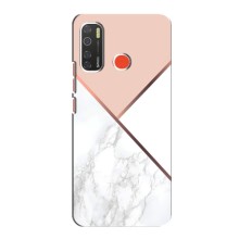 Мраморный чехол на TECNO Spark 5 Pro (VPrint) (Тройной мрамор)
