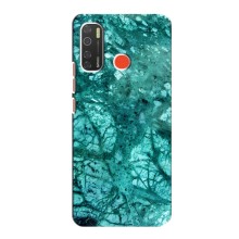 Мраморный чехол на TECNO Spark 5 Pro (VPrint) (Зеленый мрамор)