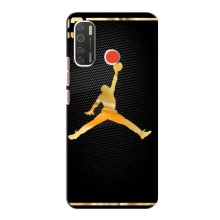 Силиконовый Чехол Nike Air Jordan на Техно Спарк 5 Про (Джордан 23)