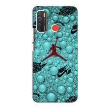 Силиконовый Чехол Nike Air Jordan на Техно Спарк 5 Про – Джордан Найк
